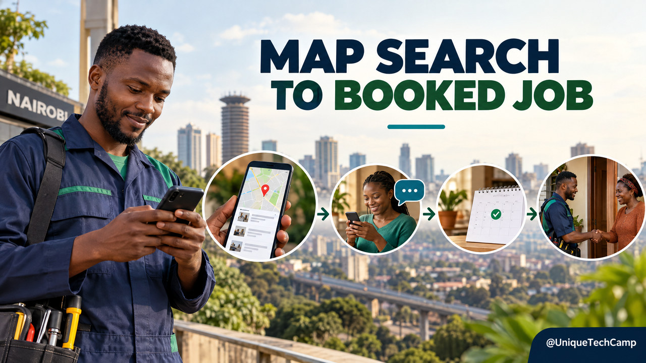 From Google Maps Search to Booked Job: A Nairobi Service Business’s Local Lead Path