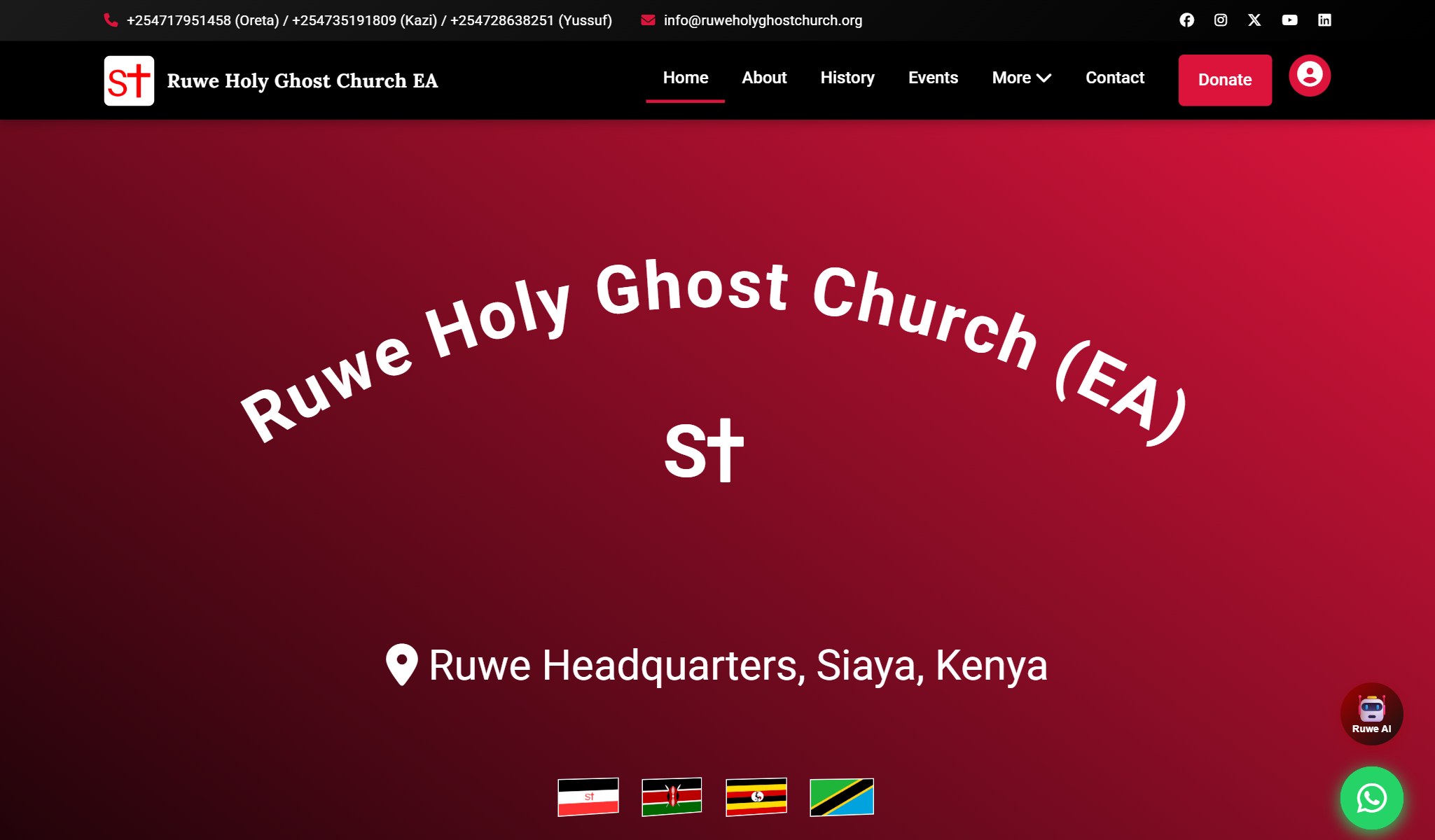 Ruwe Holy Ghost Church Platform